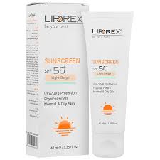 کرم ضد آفتاب رنگی بژ روشن